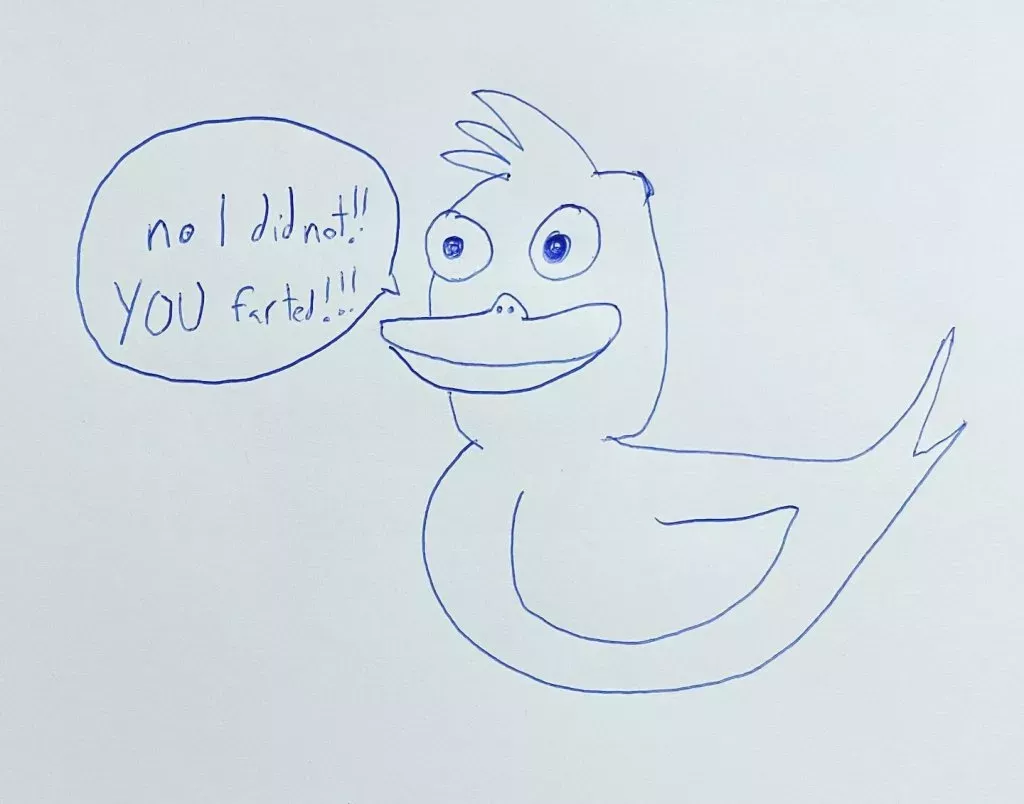 you farted